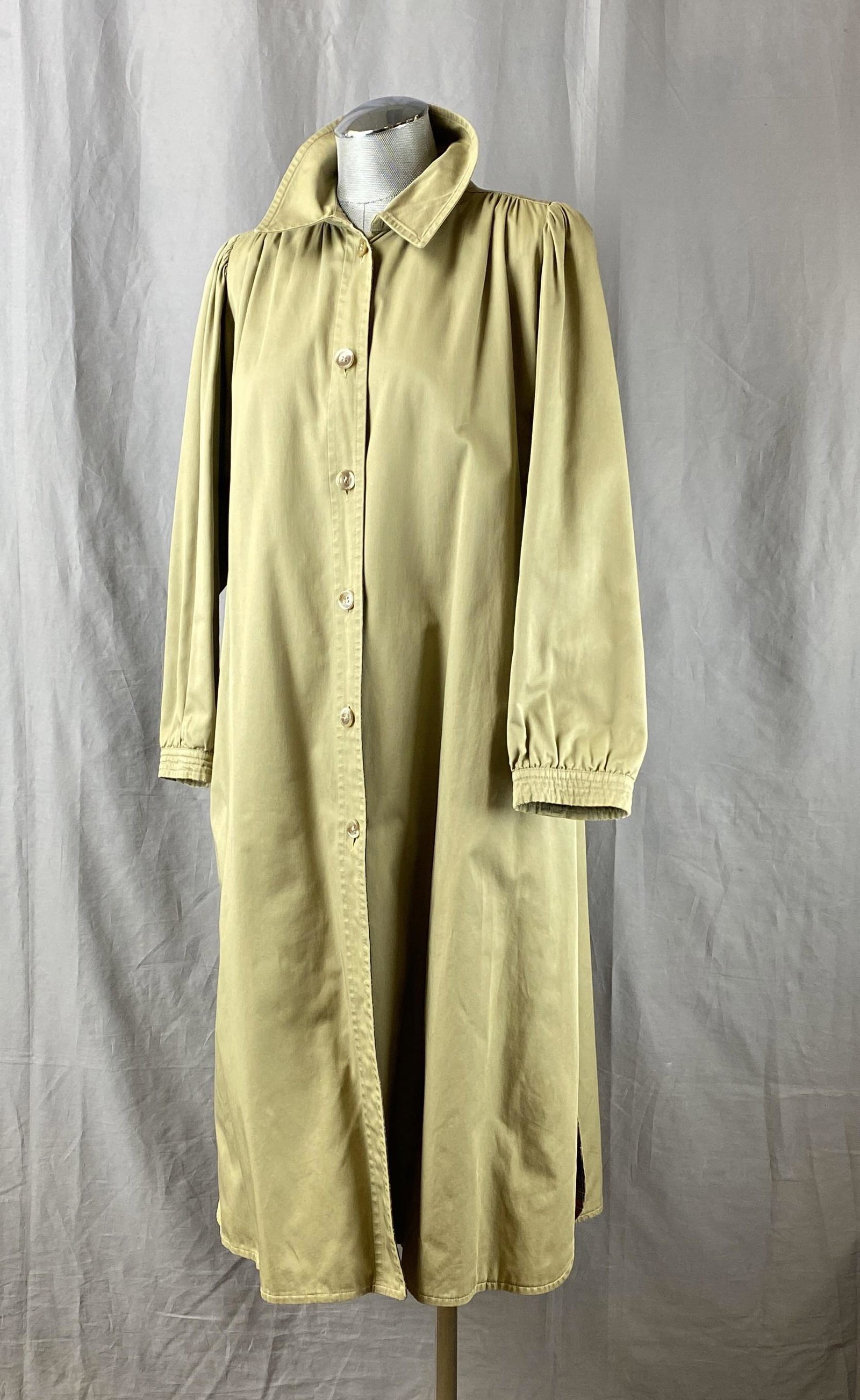 Yves Saint Laurent 1970s Rives Gauche Cotton Coat (1 of 8)