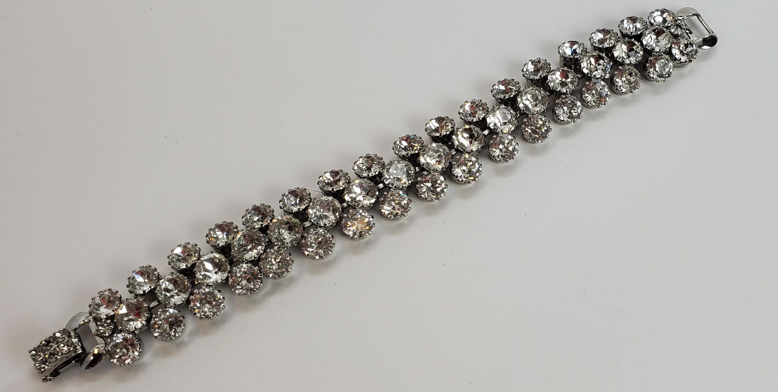 Vintage Weiss Rhinestone Bracelet Circa 1950's (1 of 6)