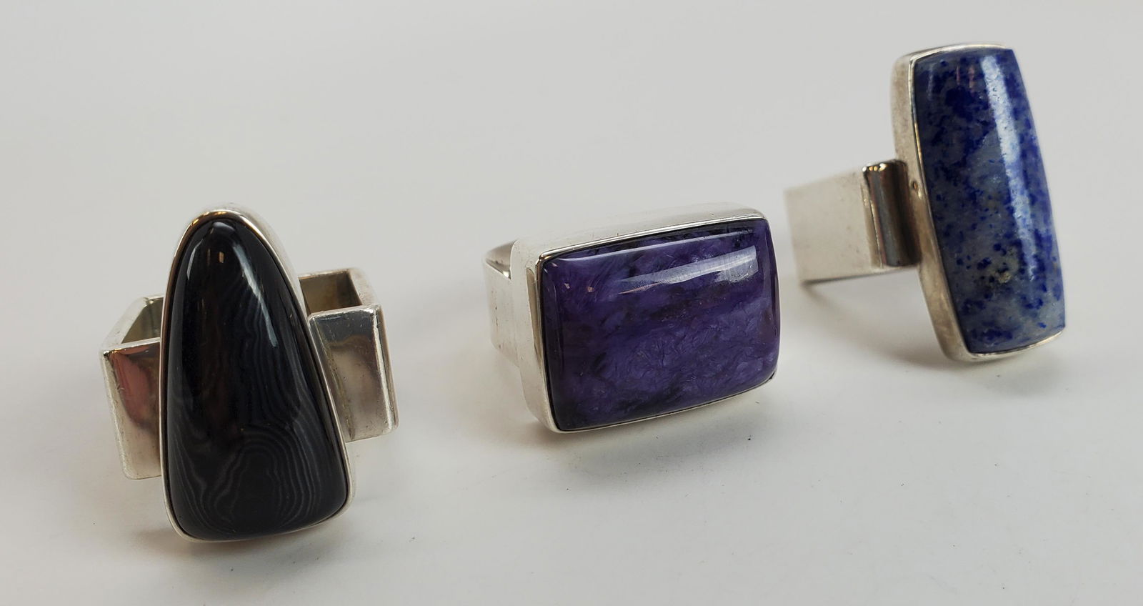 Unique Fashion Statement Jewelry Rings Lot Of 3 (1 of 10)