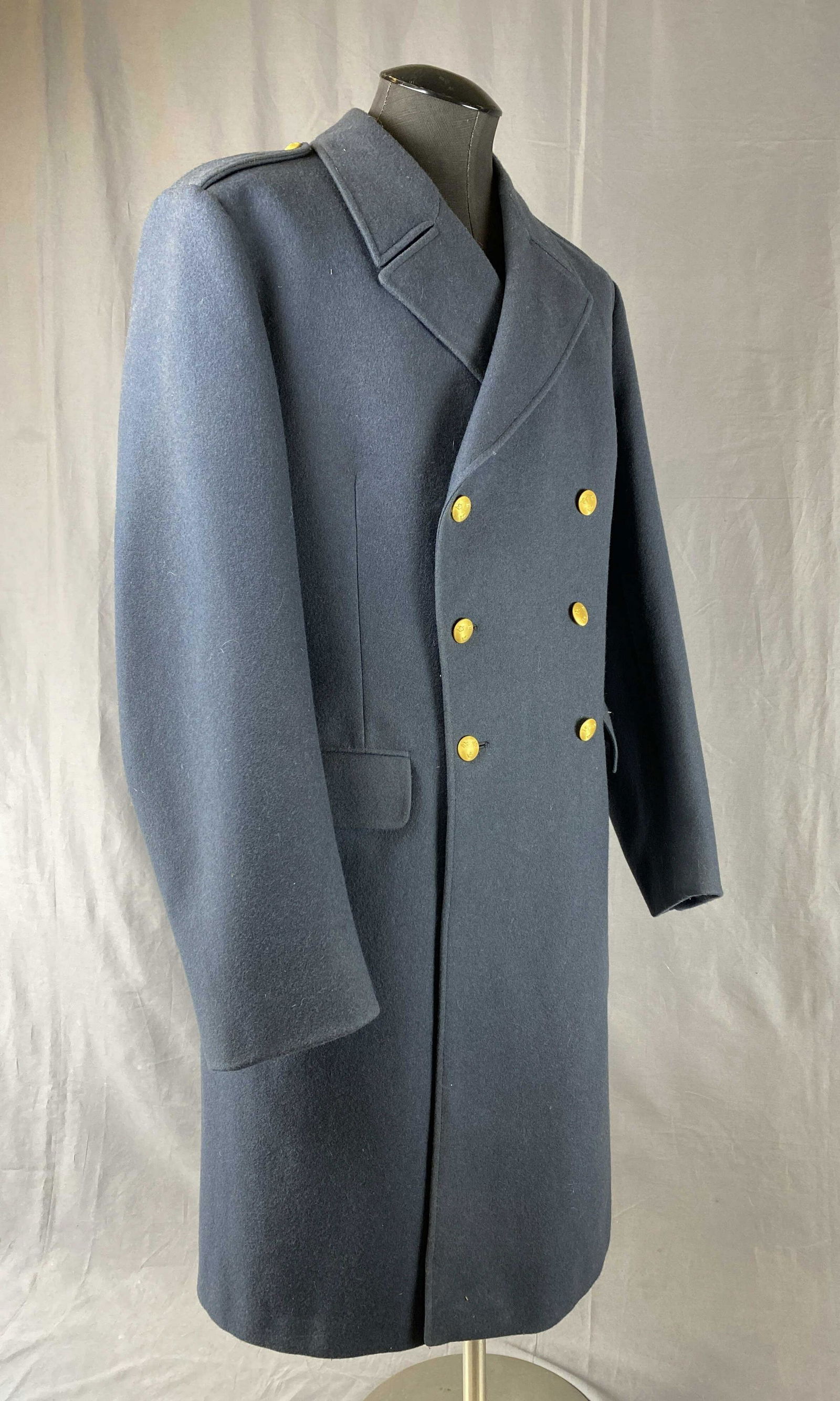 Vintage Swedish Military Wool Overcoat (1 of 6)