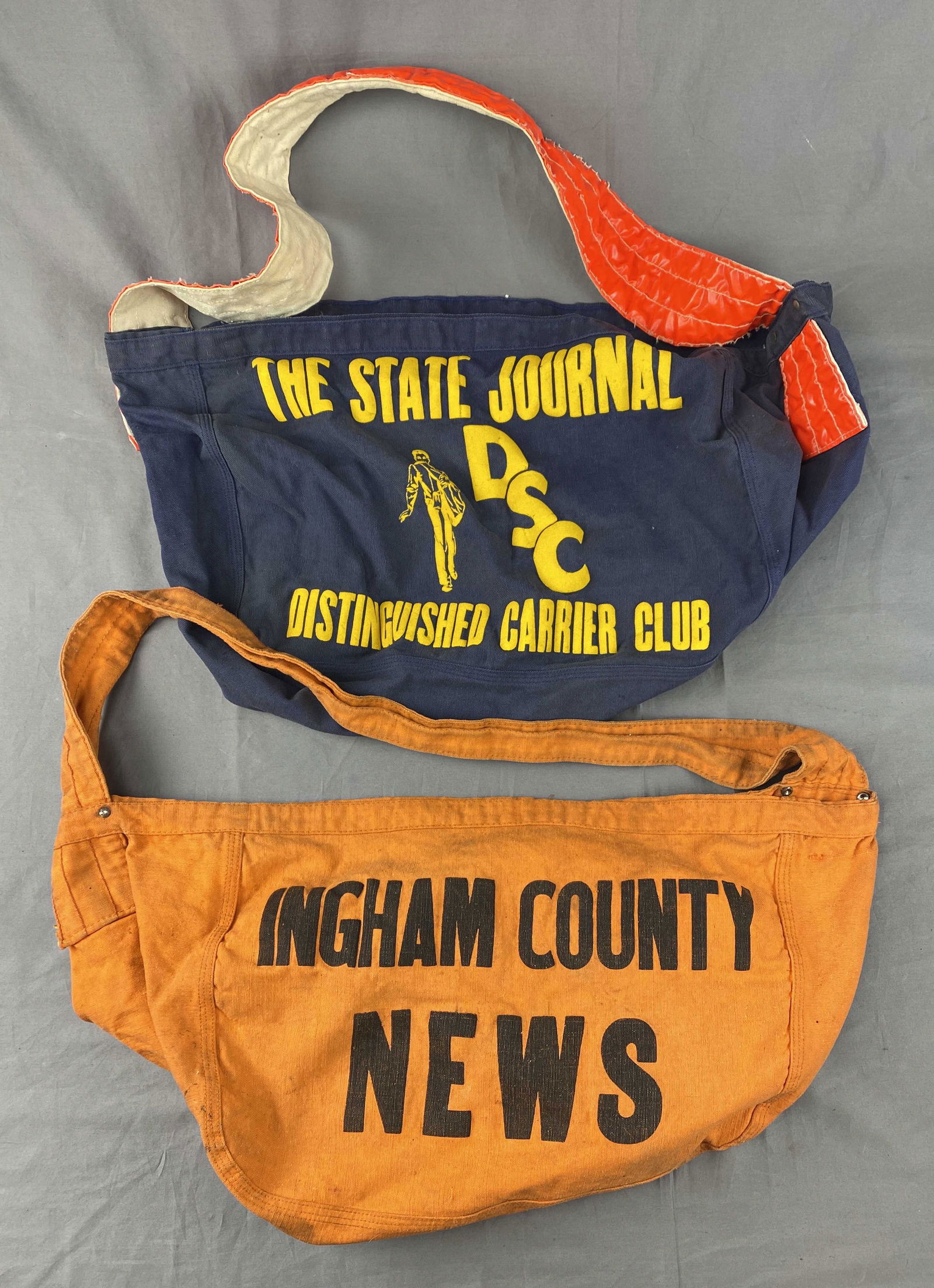 VINTAGE 60’S-70’S PRESS NEWSPAPER BAG