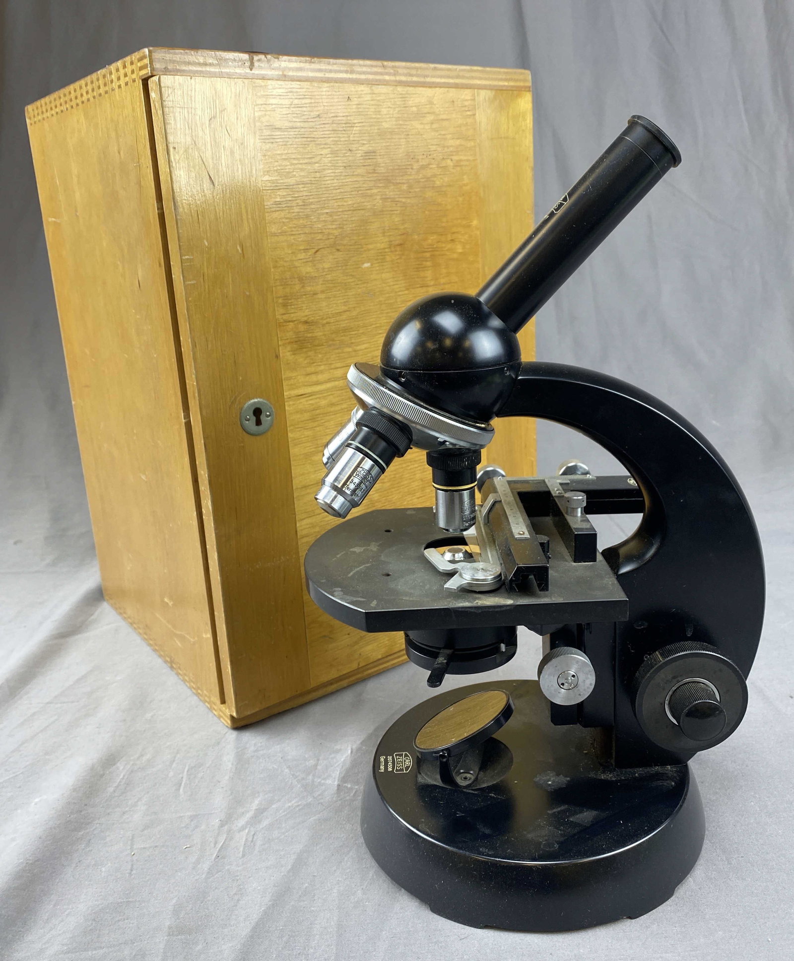 Carl Zeiss Microscope in Box Germany (1 of 9)