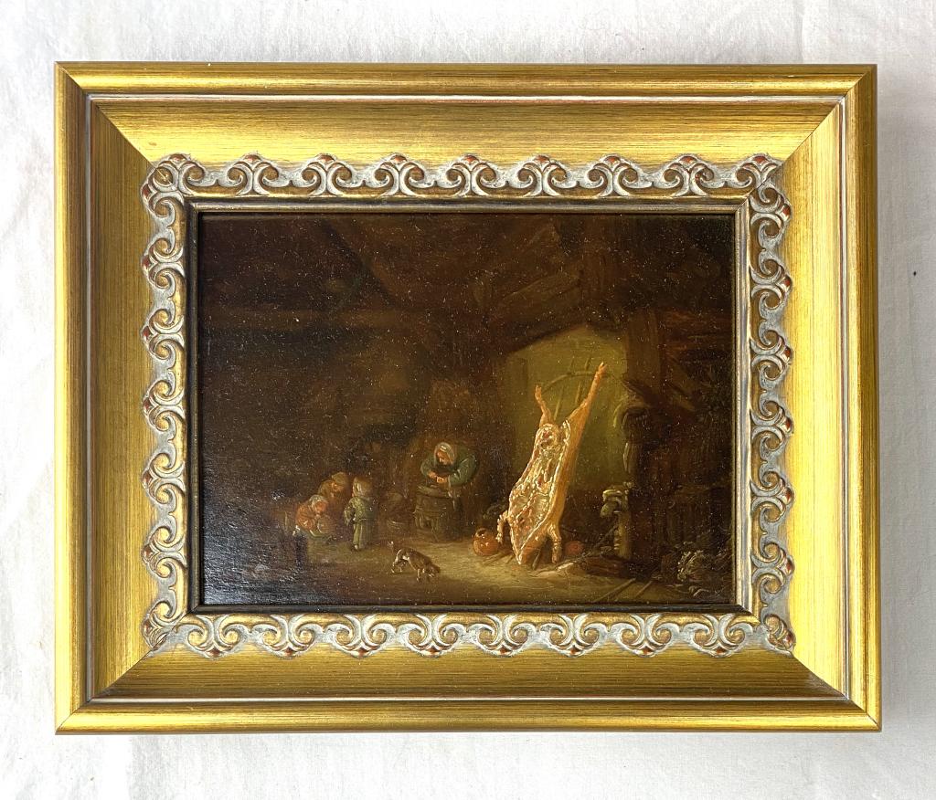 Adriaen J. Van Ostade (1610-85) Oil on Oak Panel (1 of 3)