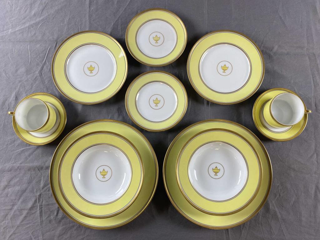 Richard Ginori Impero Yellow Service for Two (1 of 5)