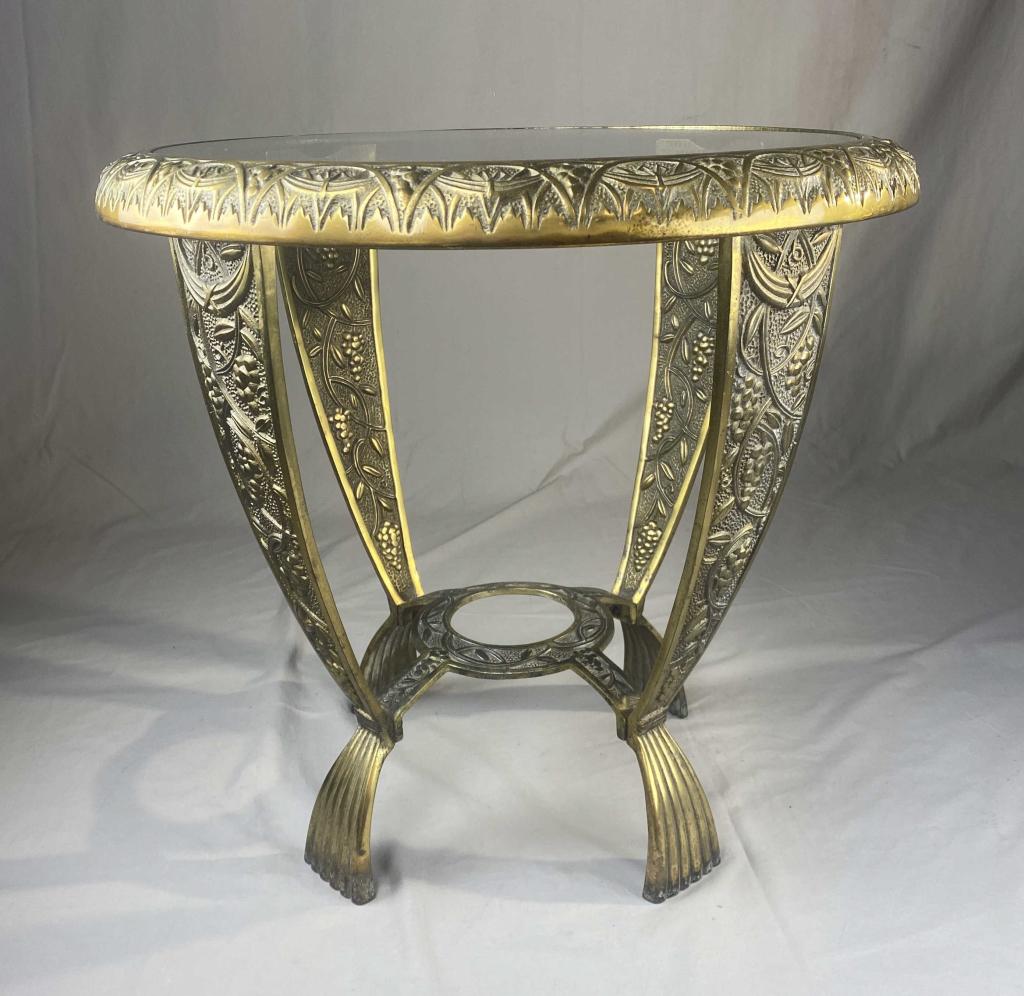 Seville Studios Art Deco Bronzed Iron Table 1920s (1 of 11)