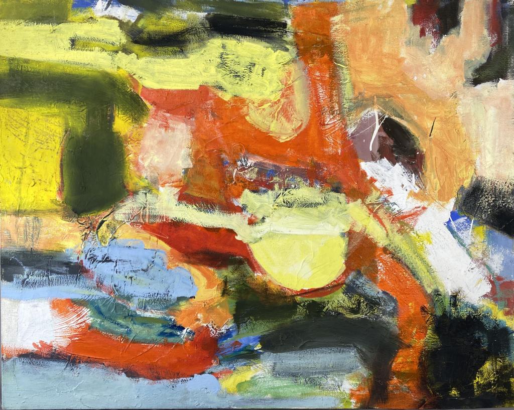 Mid 20th C. Abstract Oil on Canvas Phillip Siebert (1 of 8)