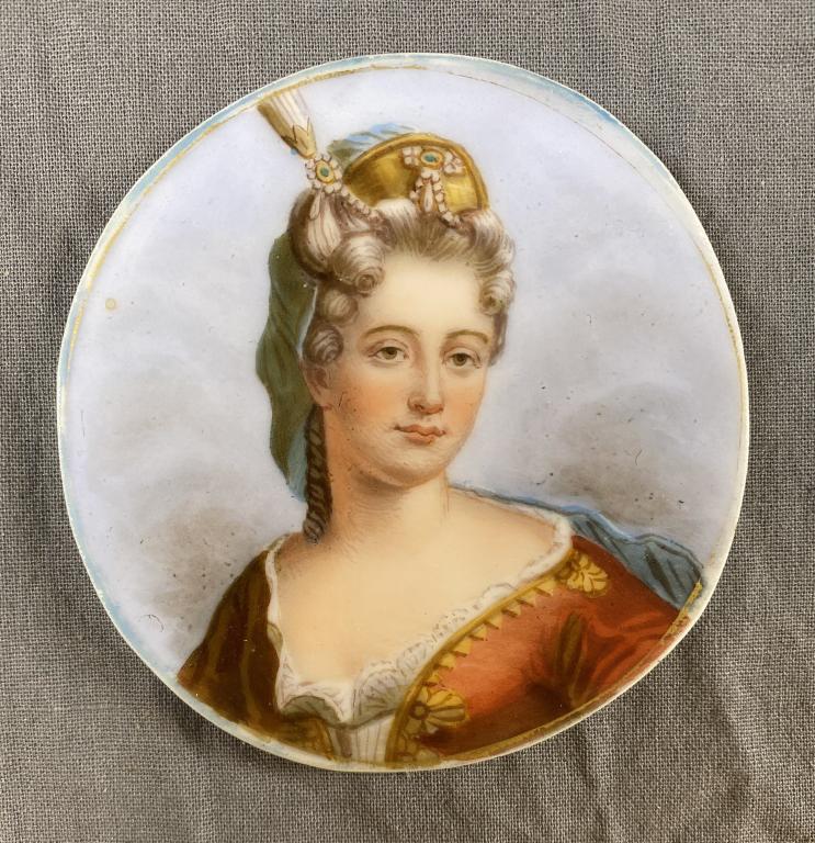 Sevres Porcelain Miniature Portrait Plaque (1 of 2)