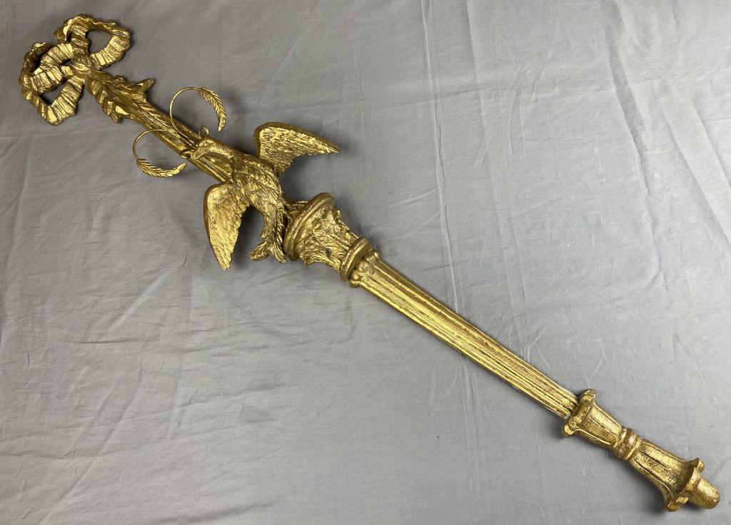 Italian Gilt Wood Eagle Wall Ornament (1 of 8)