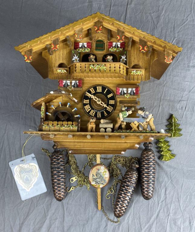 Vintage German Black Forest Cuckoo Clock (1 of 9)
