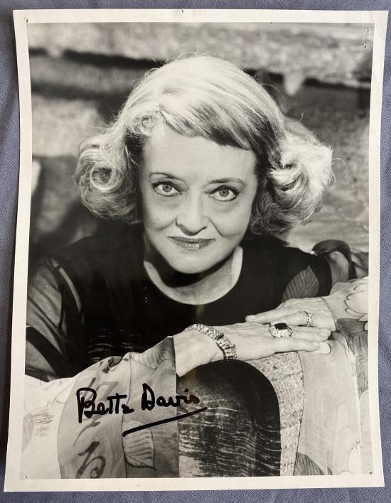 Bette Davis Autographed Photo (1 of 3)