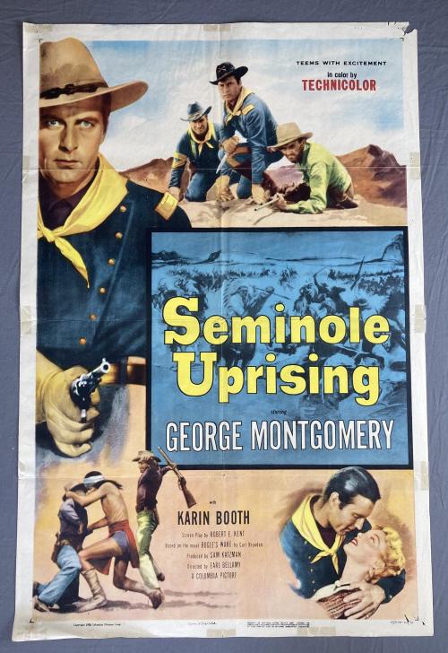 "Seminole Uprising" George Montgomery 1955 (1 of 6)