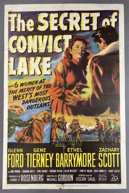 "The Secret of Convict Lake" Glenn Ford 1951 (1 of 4)