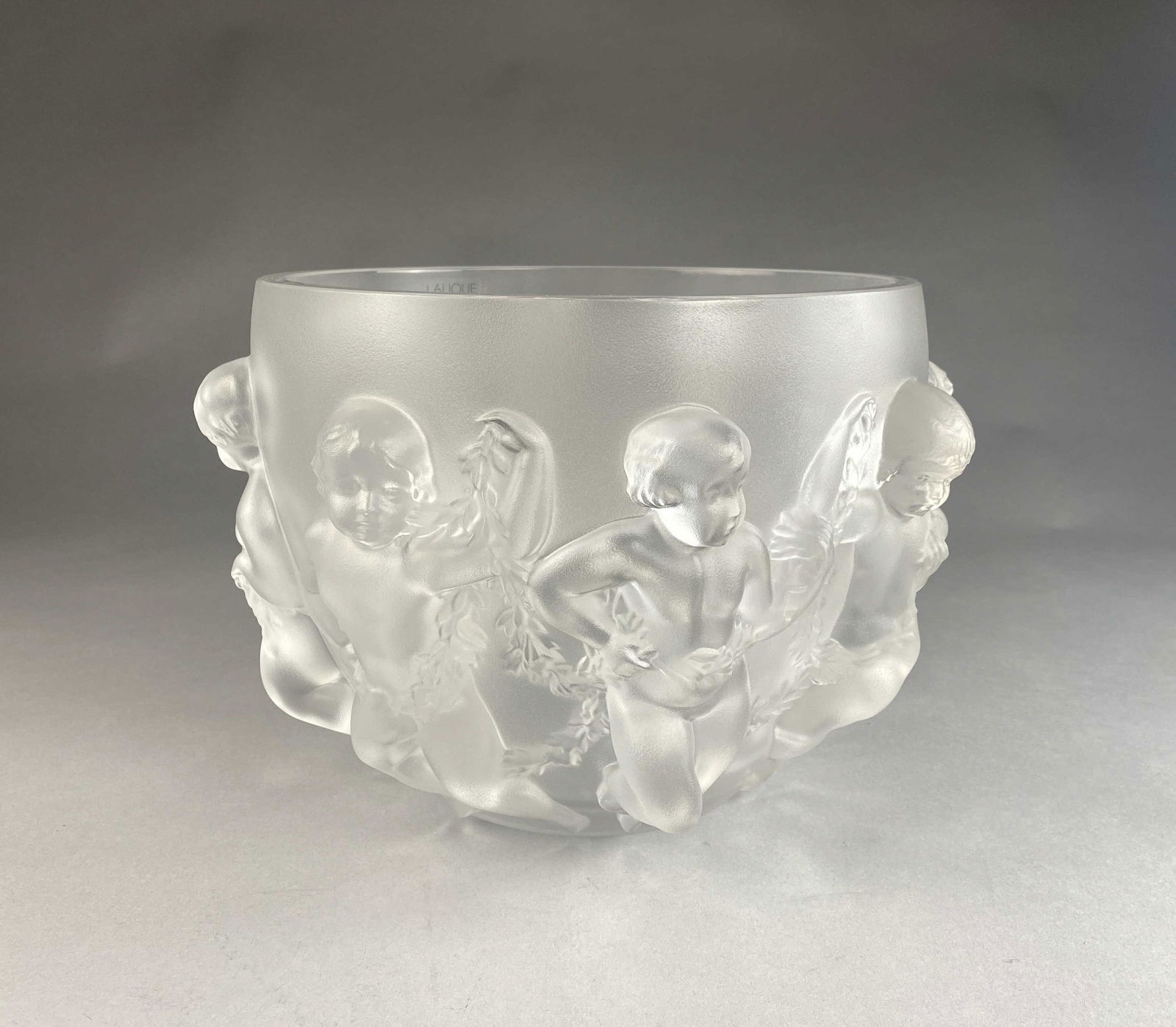 Lalique Crystal Luxembourg Cherub Bowl (1 of 8)