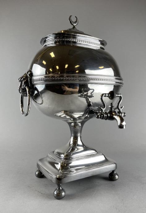 English Georgian Silver Plated Samovar Tea Urn (1 of 10)