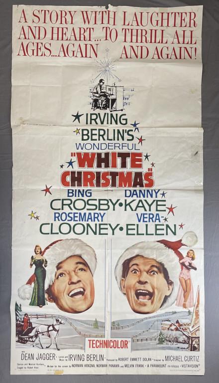 "White Christmas" 1954 Movie Poster, Bing Crosby (1 of 4)