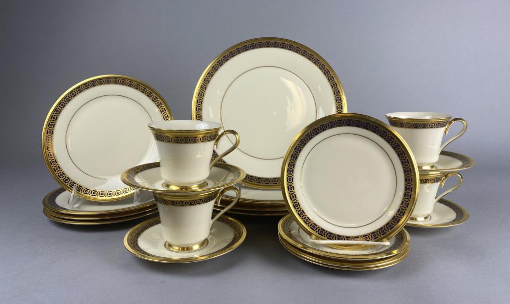 Lenox "Tudor" Porcelain Service for Four (1 of 8)