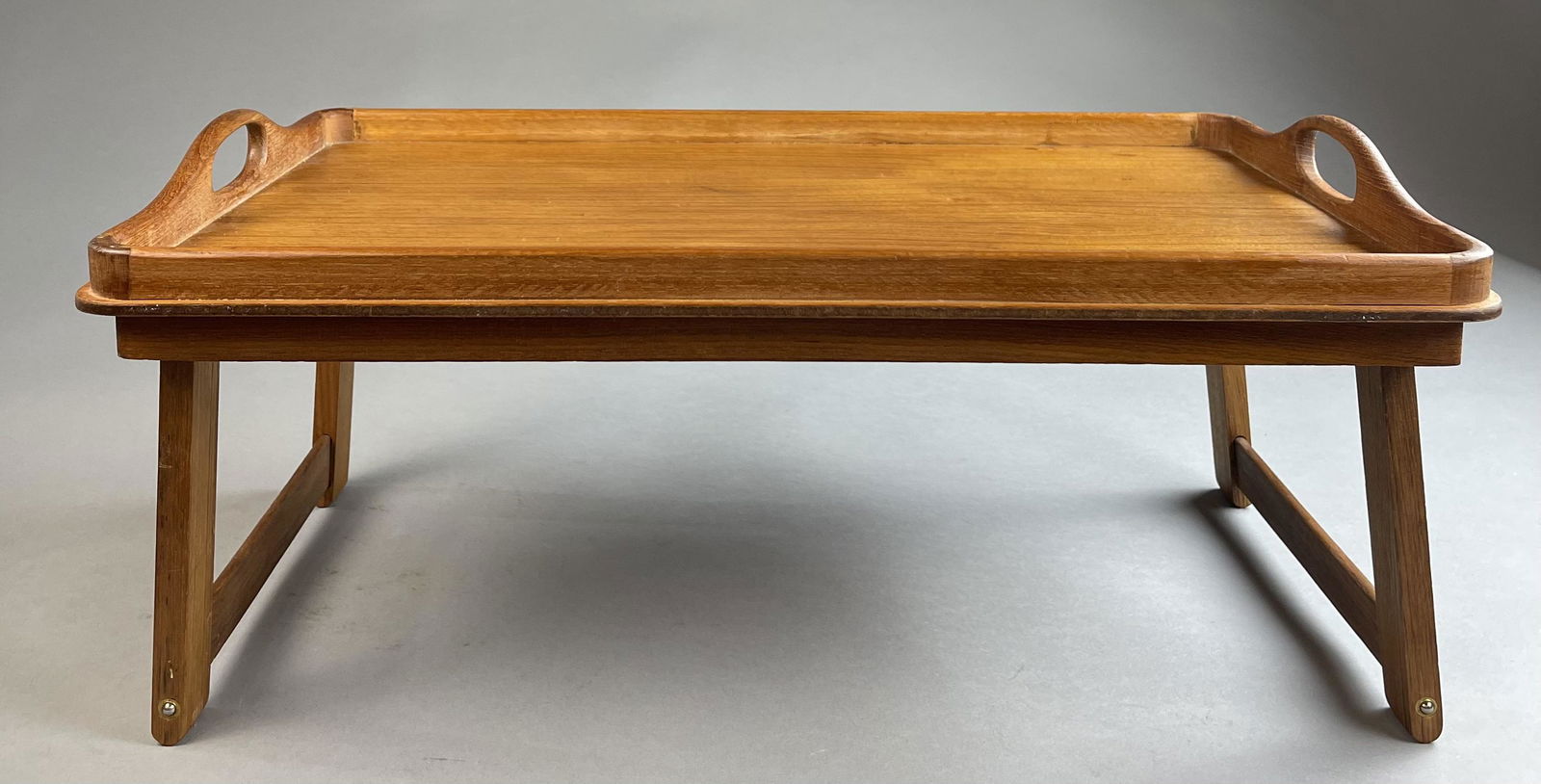 "Goodwood" MCM Teak Folding Serving/Bed Tray (1 of 6)