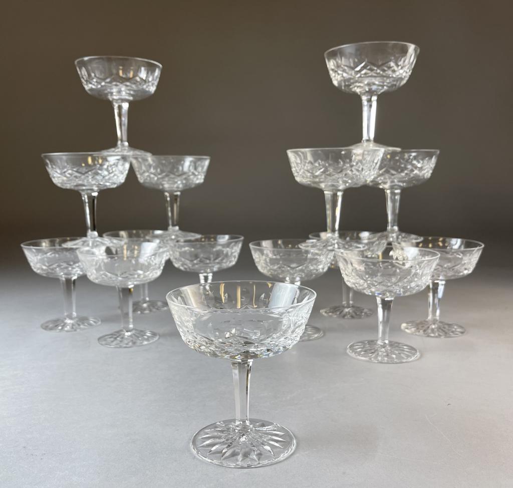 15 Waterford Lismore Champagne Coupes (1 of 4)