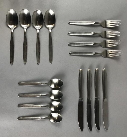 Wallace "Lagoon" Midcentury Stainless Flatware (1 of 6)