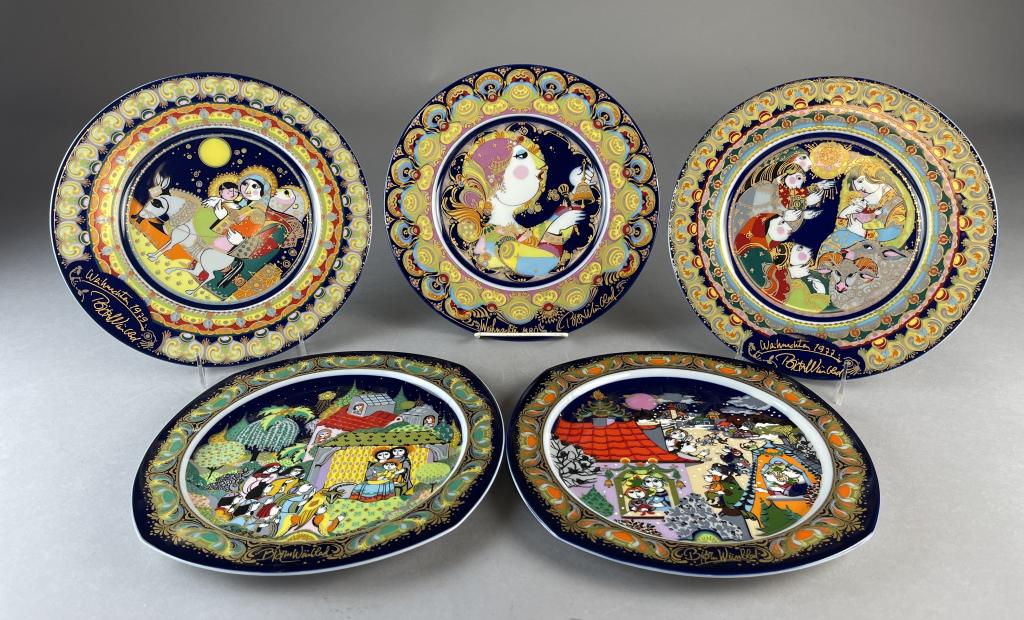5 Bjorn Winblad for Rosenthal Christmas Plates (1 of 11)