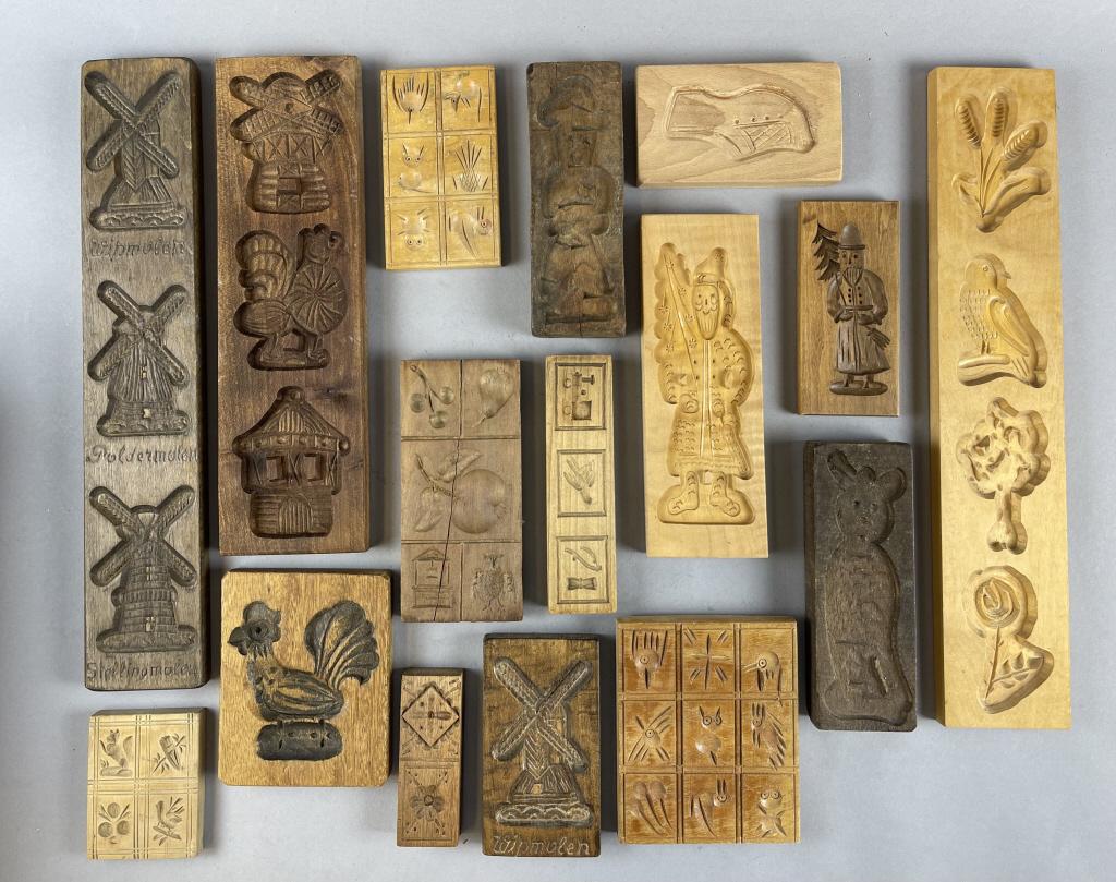 Carved Wooden Springerle Cookie Molds (1 of 2)