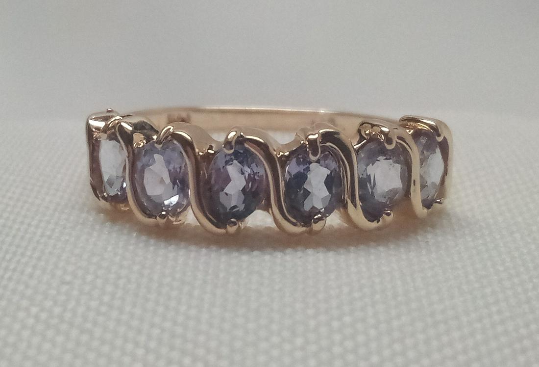 14KT Gold Amethyst Ring (1 of 4)