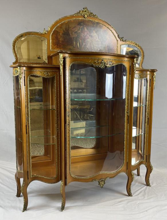 Antique French Vitrine Display Cabinet (1 of 13)