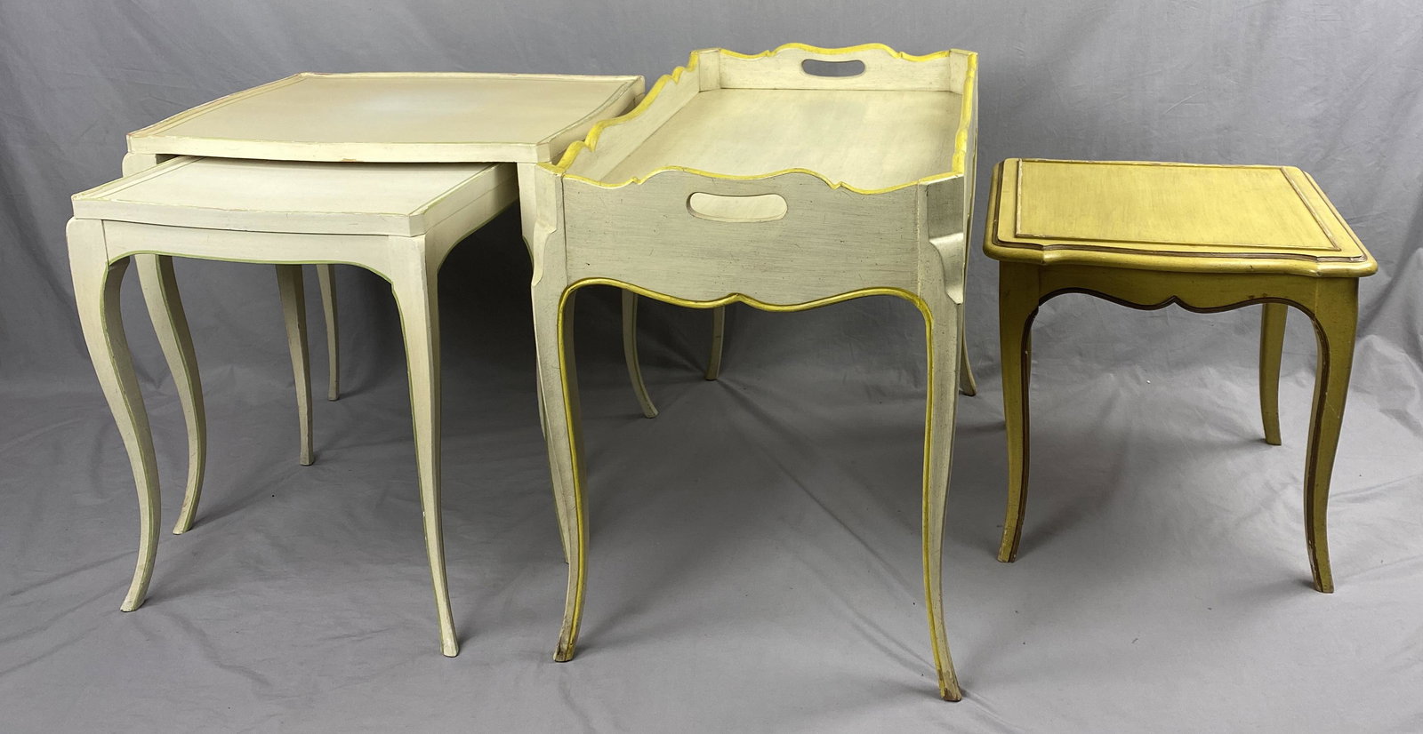 French Provincial Nesting and Coffee Tables (1 of 14)