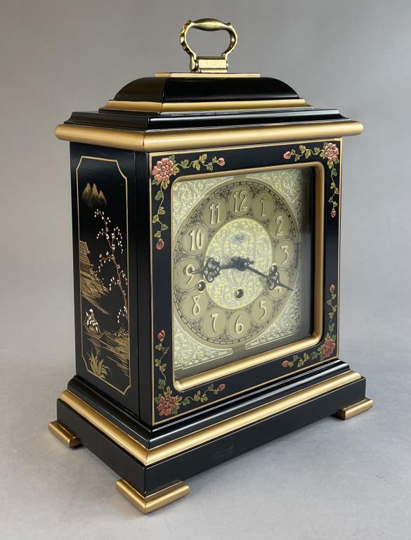Sligh Georgian Style Chinoiserie Table Clock (1 of 6)