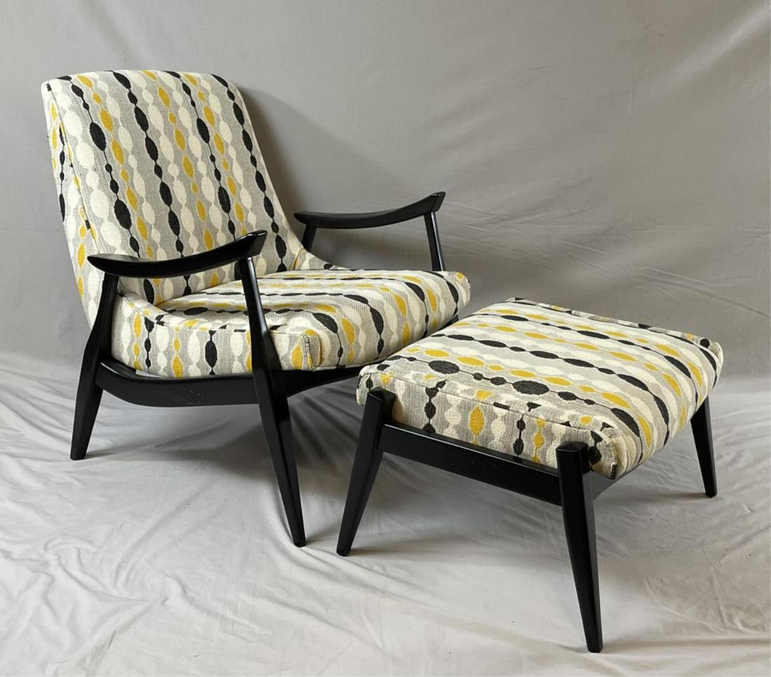 Midcentury Modern Style Chair with Ottoman I (1 of 7)