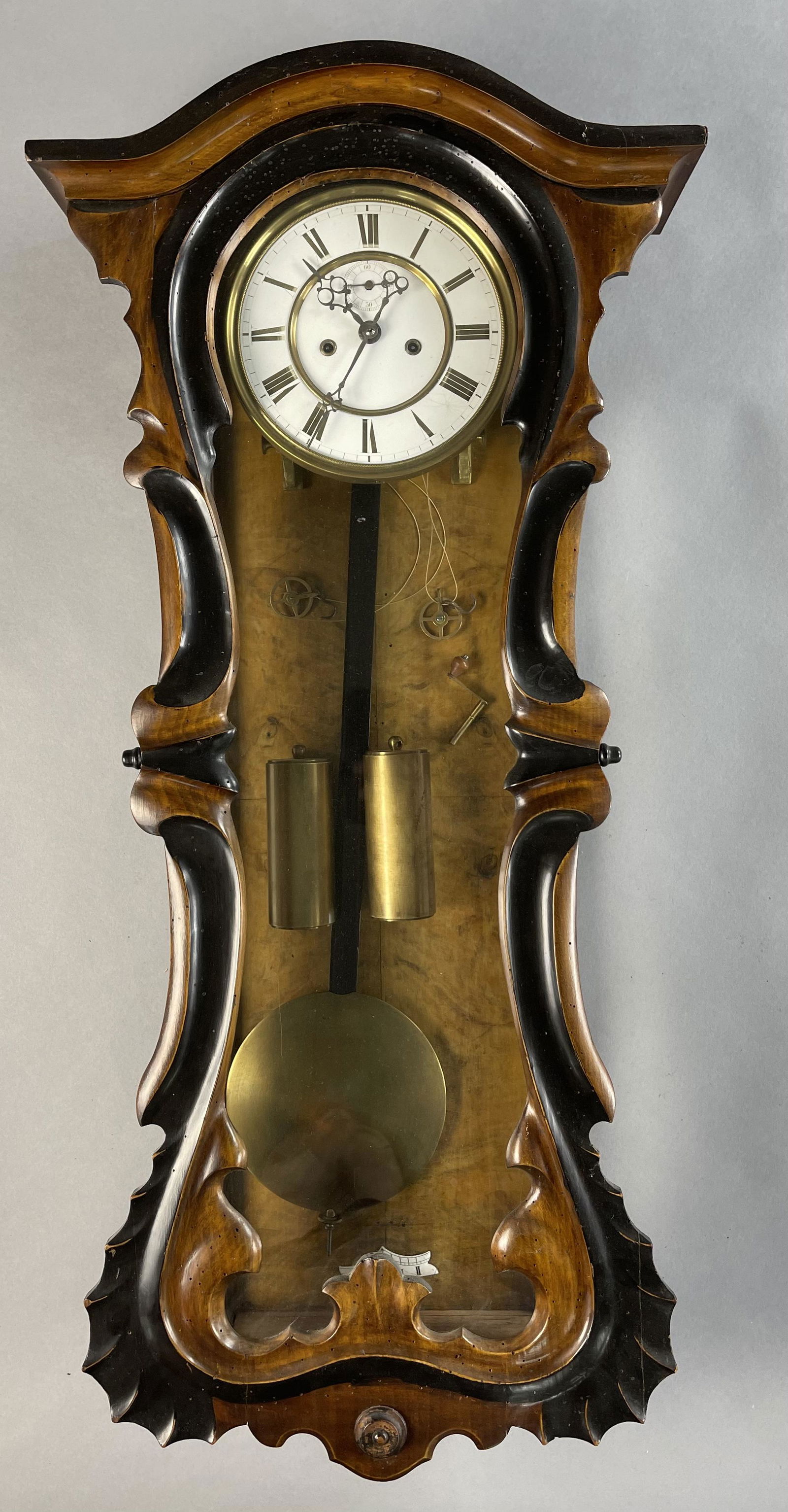 Mid 19th Century Vienna Wall Clock (1 of 9)