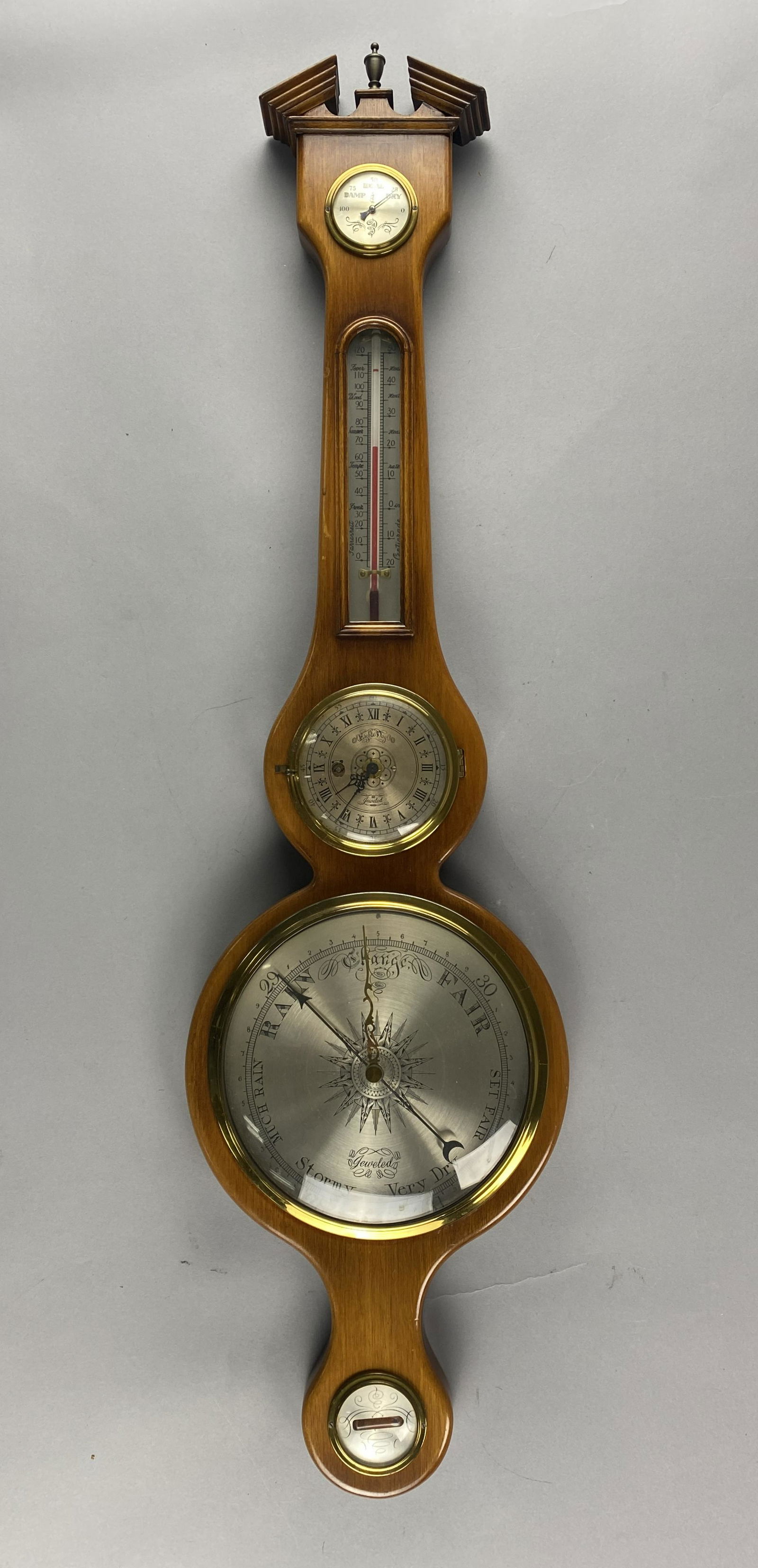 Bollenbach American Banjo Barometer Clock (1 of 7)