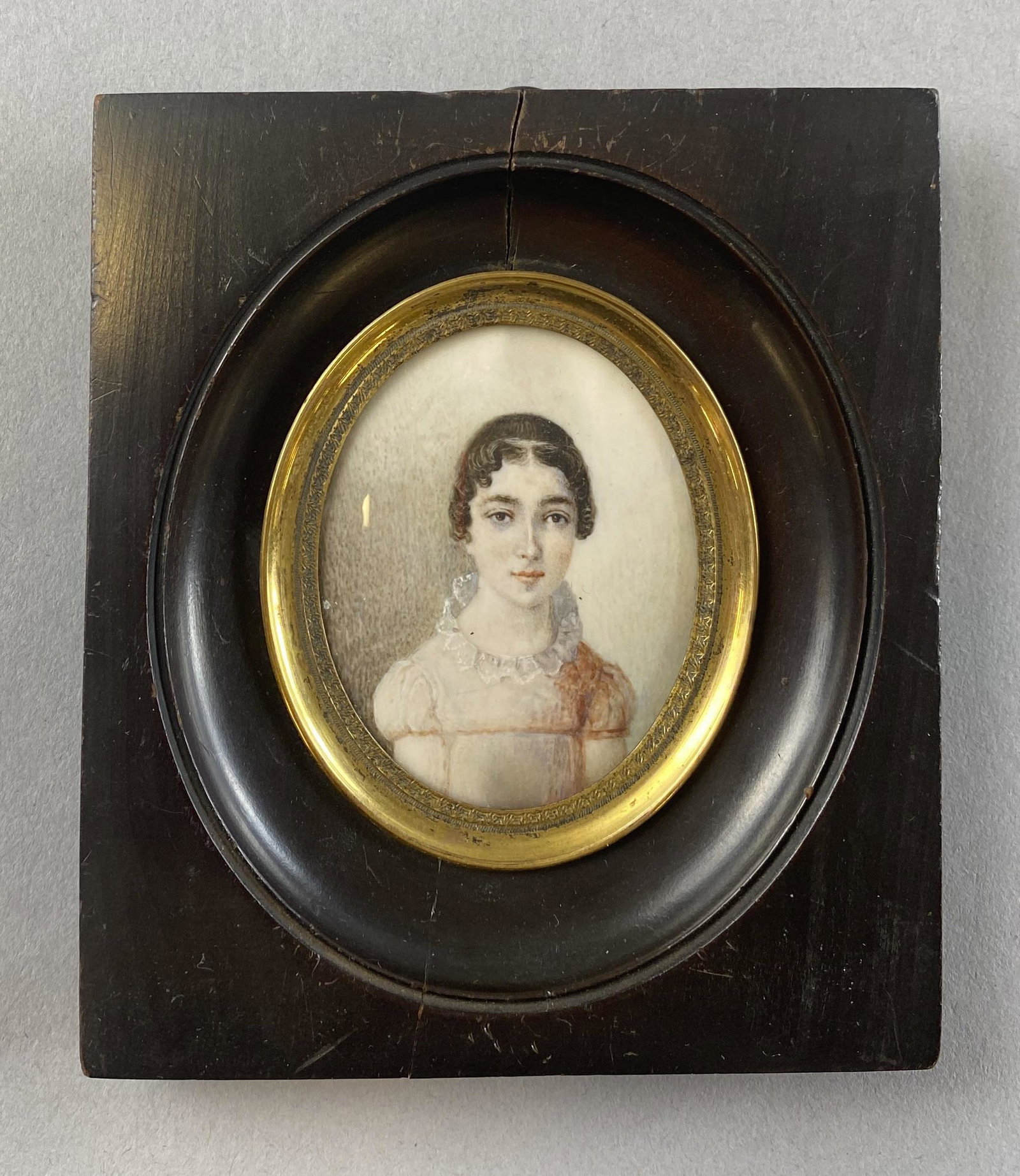 Early 19th C. Miniature Portrait of a Young Girl (1 of 3)