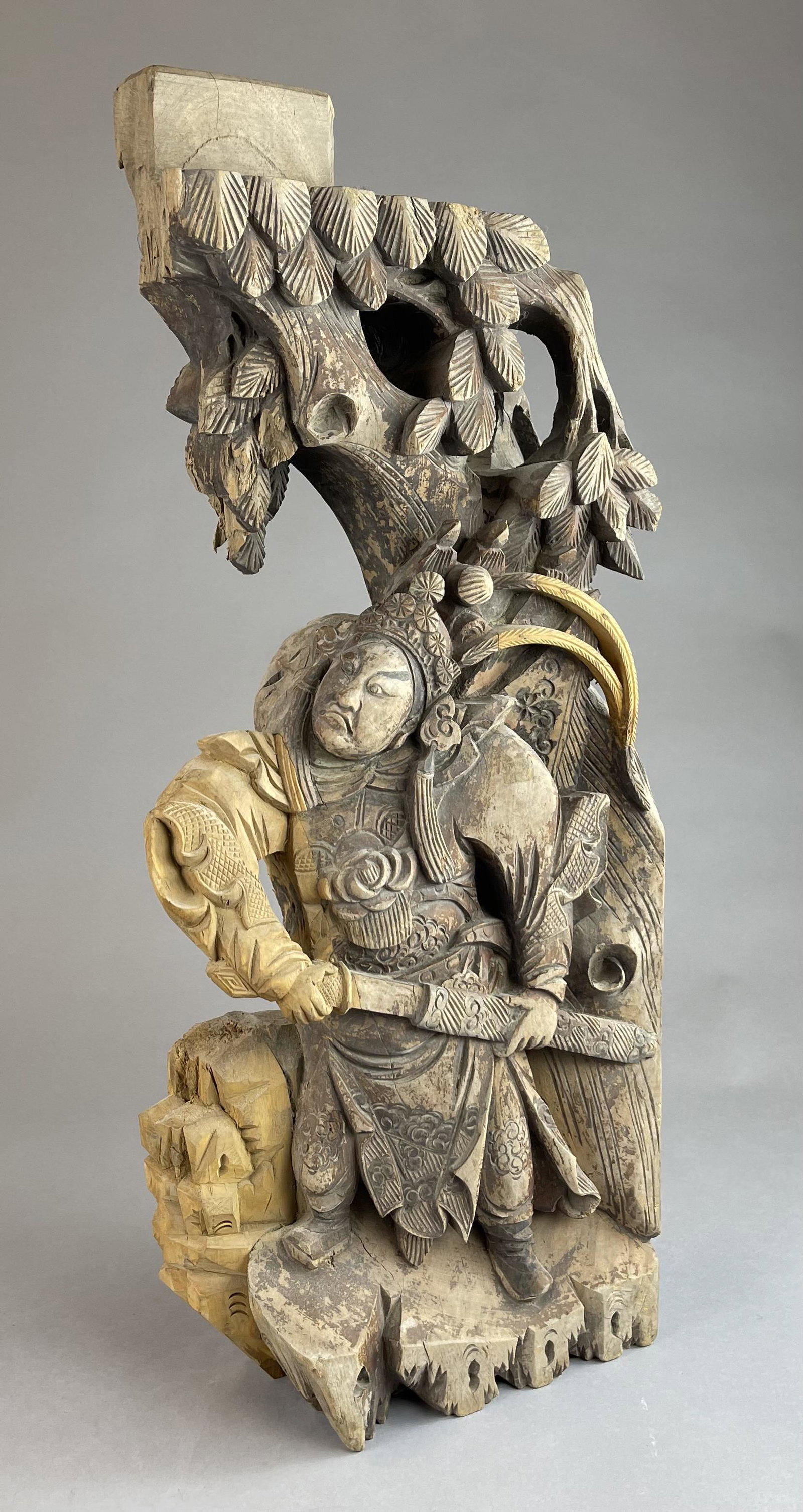 Chinese Architectural Temple Carving Circa 1840 (1 of 9)