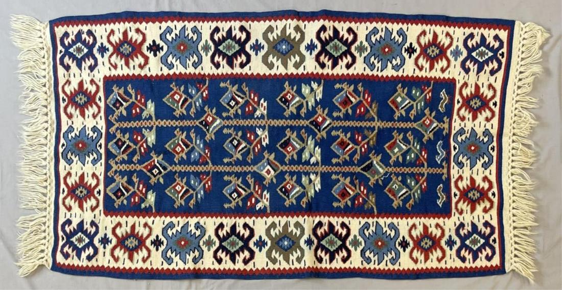 Turkish Wool Kilim Rug 4'-2" x 2'-4" (1 of 4)