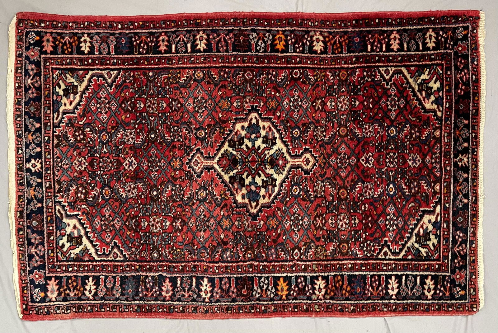 1960s Persian Hamadan Rug 5'-2" x 3'4" (1 of 5)
