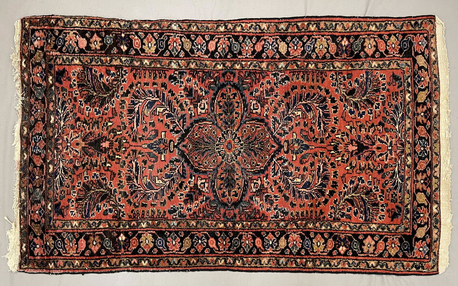 1940s Persian Lilihan Rug 4'3" x 2'7" (1 of 4)