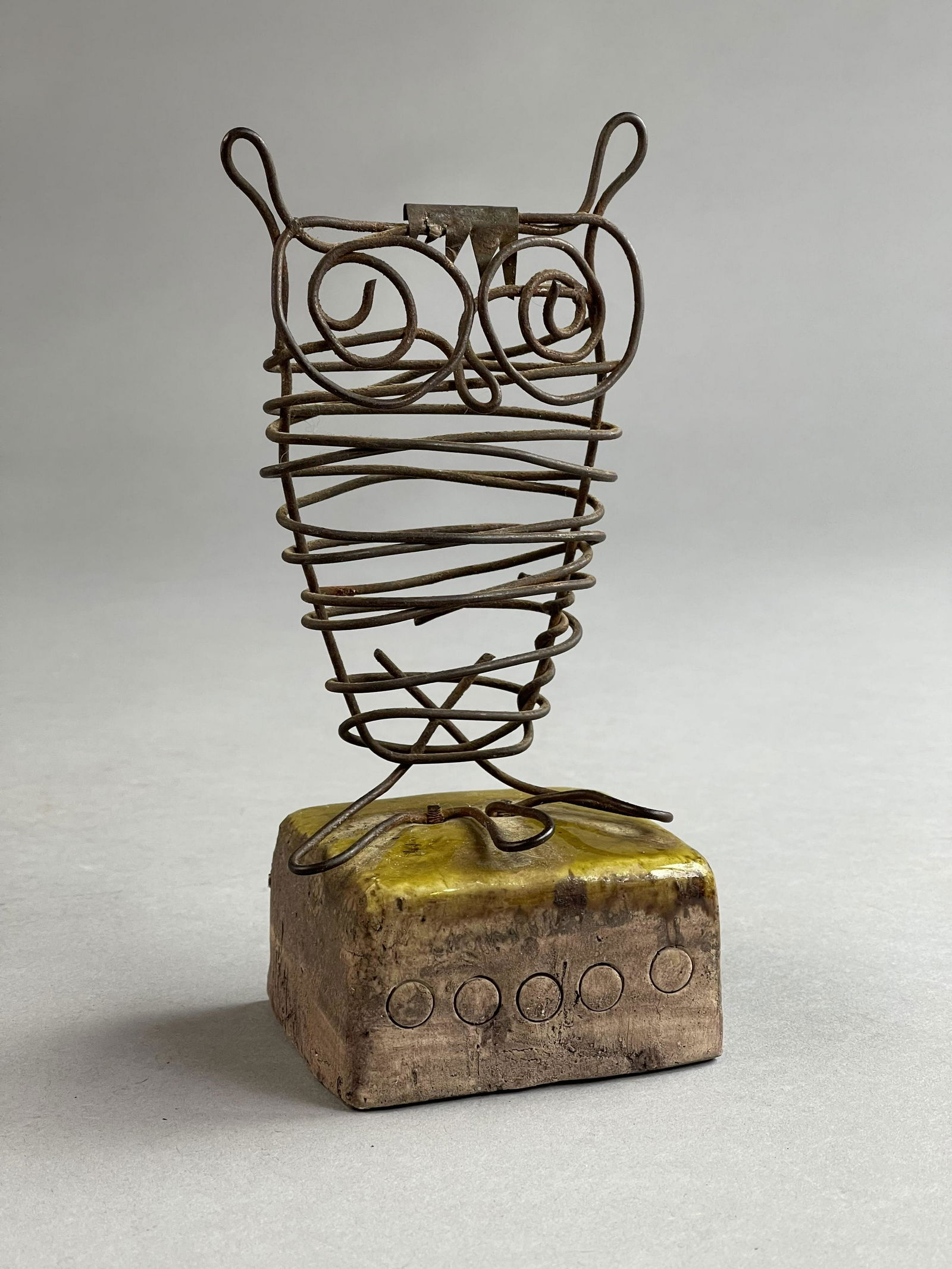 Rosenthal Netter Gli Etruschi Wire Pottery Owl (1 of 5)