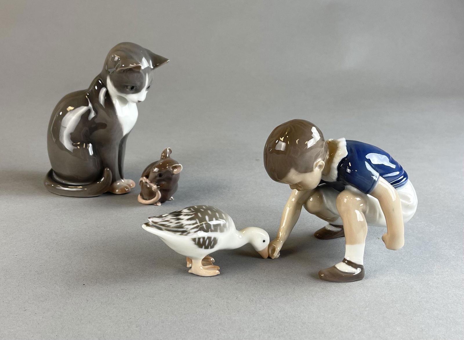 Two Bing & Grondahl Porcelain Figurine Sets (1 of 13)