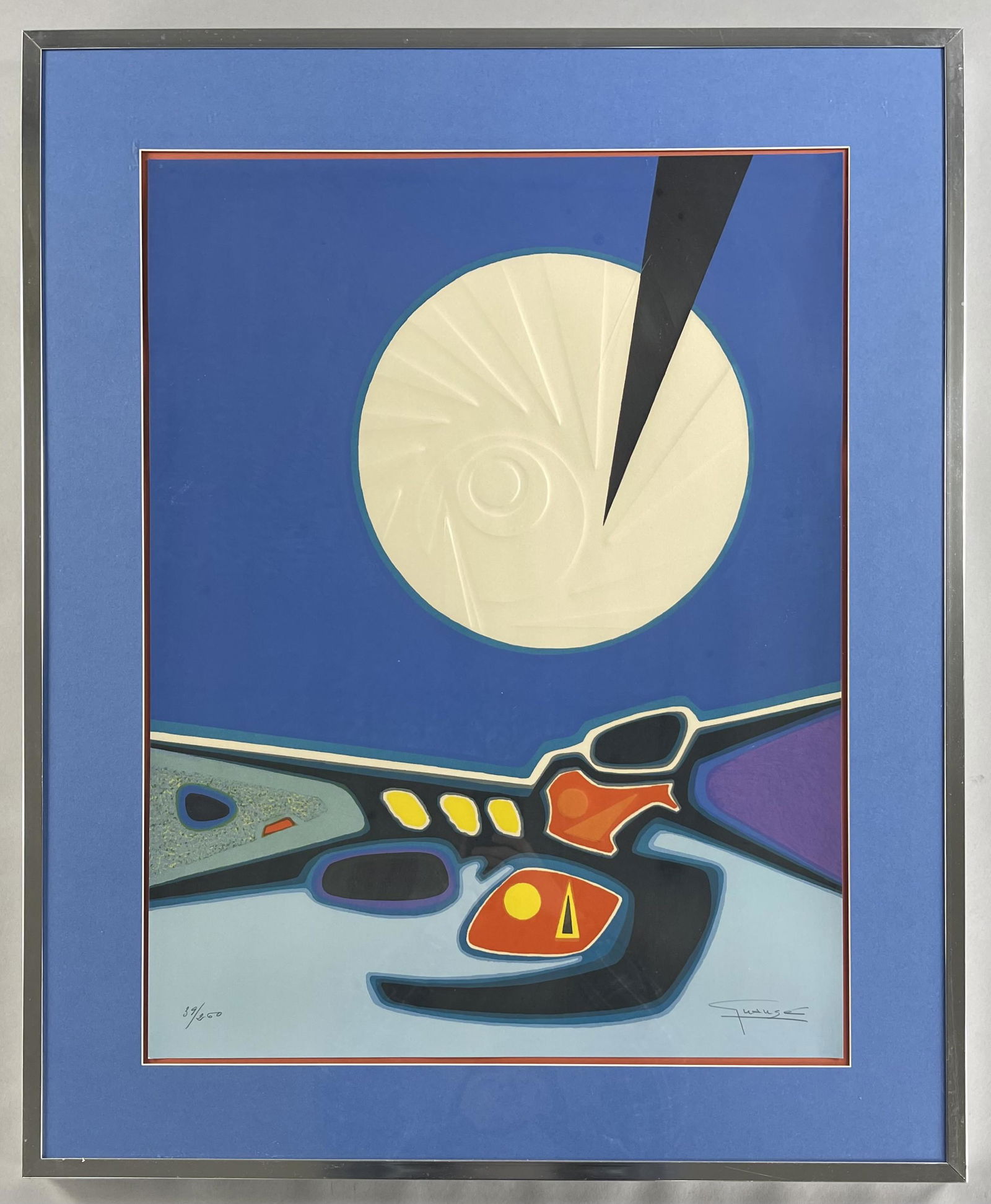 Antonio Guanse Signed Numbered Embossed Lithograph (1 of 6)