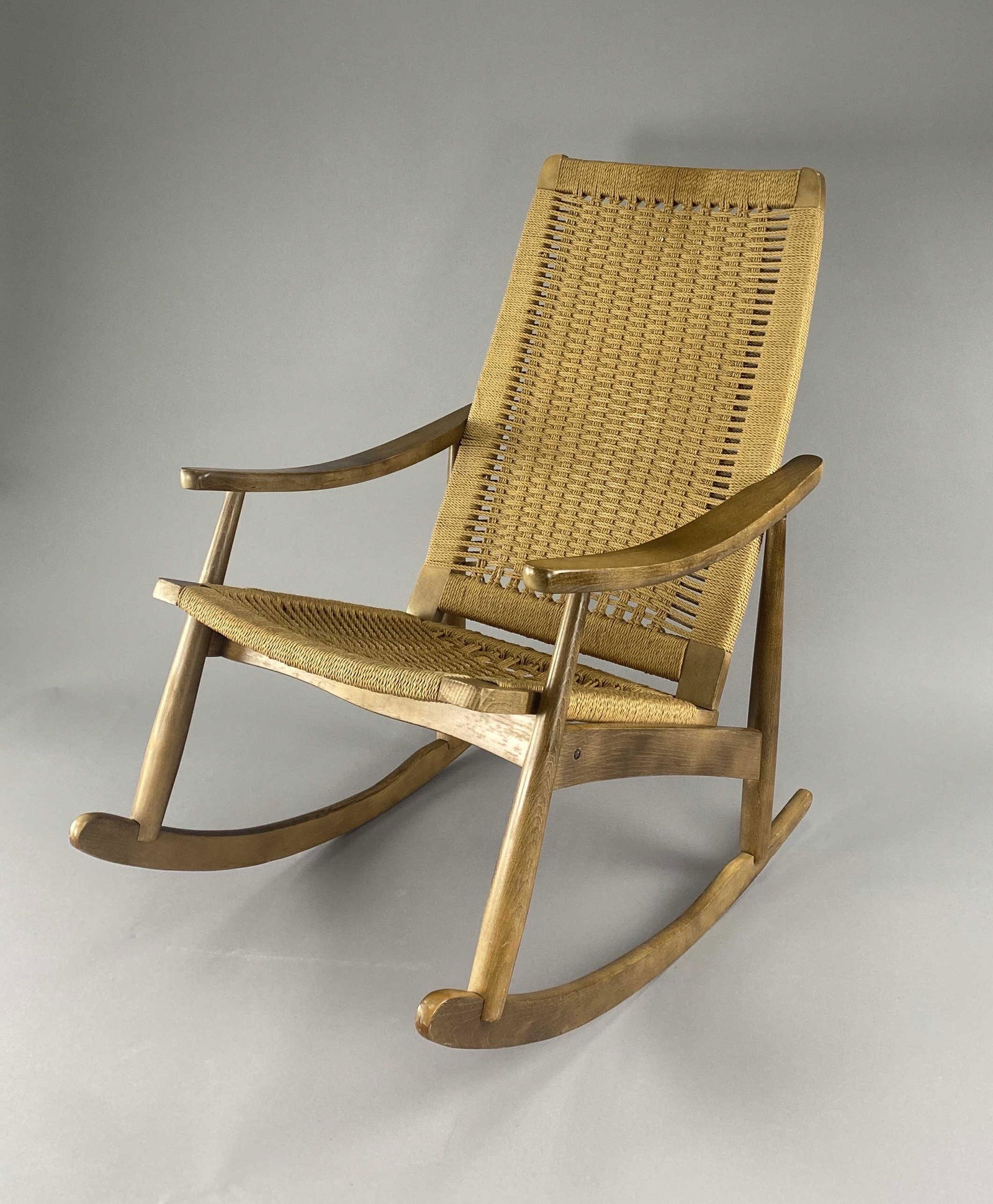 Wegner Danish Modern Style Rope Rocker (1 of 6)
