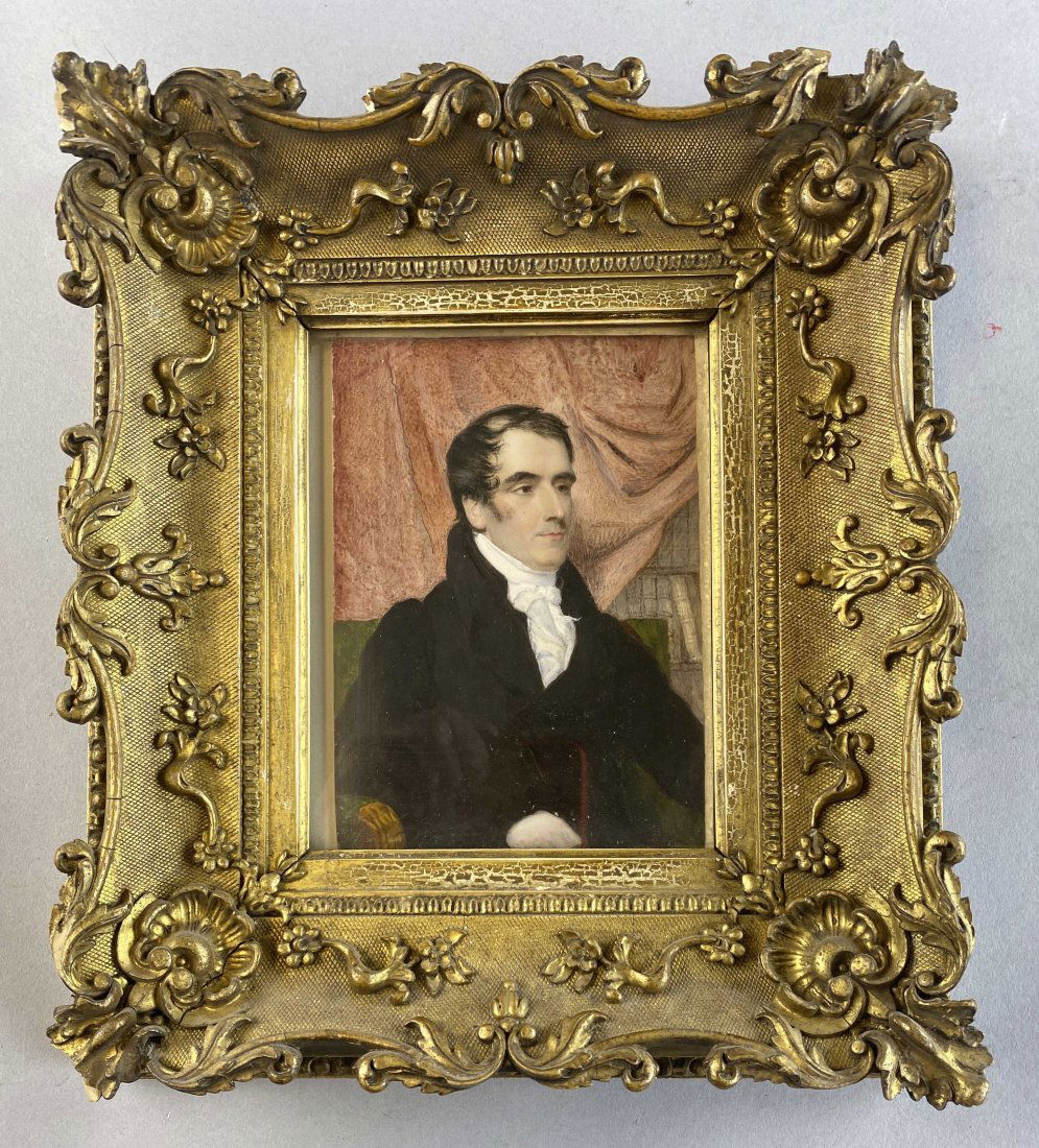 Regency Gentleman Miniature Portrait (1 of 5)