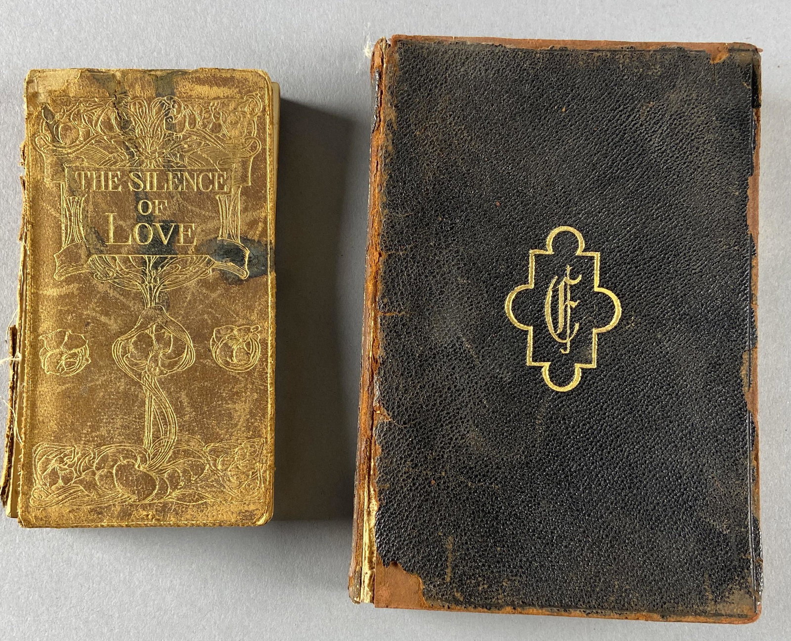 Early 20th Century Literature Eliot & Holmes: One novel and one book of poetry from the early 1900's.Adam Bede by George Eliot published by Thomas Nelson & Sons NY 1917. Lovely India paper end pages. Silence of Love by Edmond Holmes, published by
