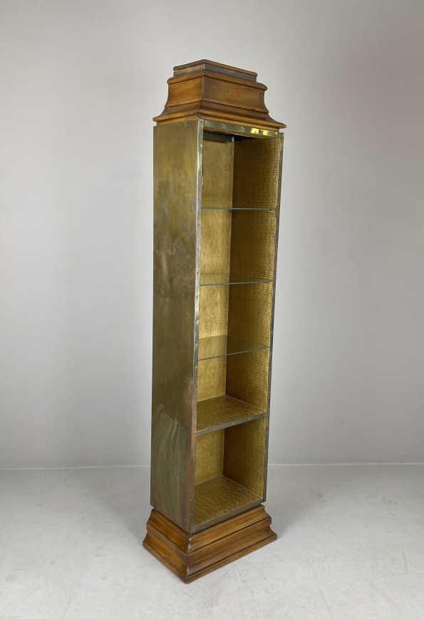 Brass Clad Cabinet In The Manner of James Mont (1 of 8)