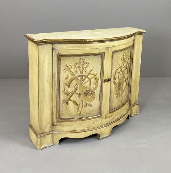 John Widdicomb Hand Painted Console Hall Cabinet (1 of 10)