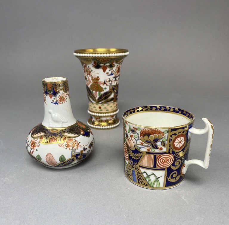 3 19th C. Imari Pieces Spode and Derby (1 of 11)