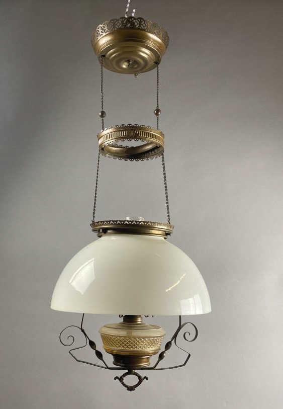 Victorian Hanging Kerosene Oil Lamp Pendant (1 of 5)