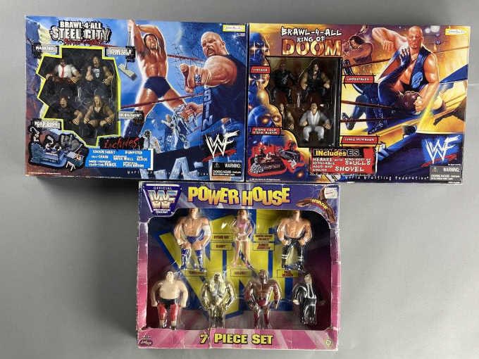 WWF Brawl 4 All & Power House Bendems 3 Sets (1 of 7)