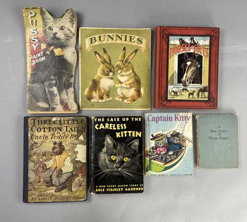 1911-1951 Books on Cats, Bunnies, & Horses (1 of 20)