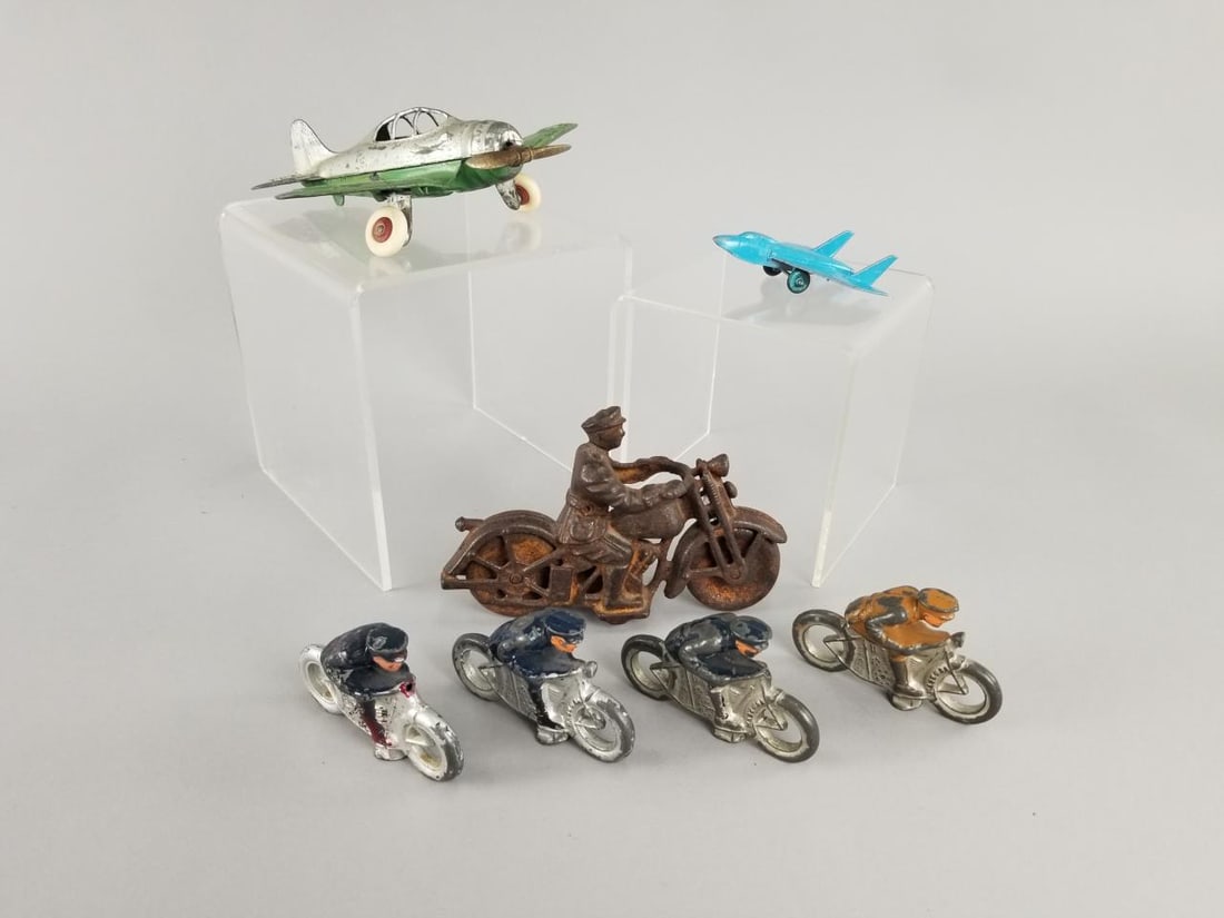 Cast Iron and Pressed Steel Motorcycles and Planes (1 of 4)